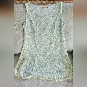 Altar'd State Light Mint Green Lace Dress